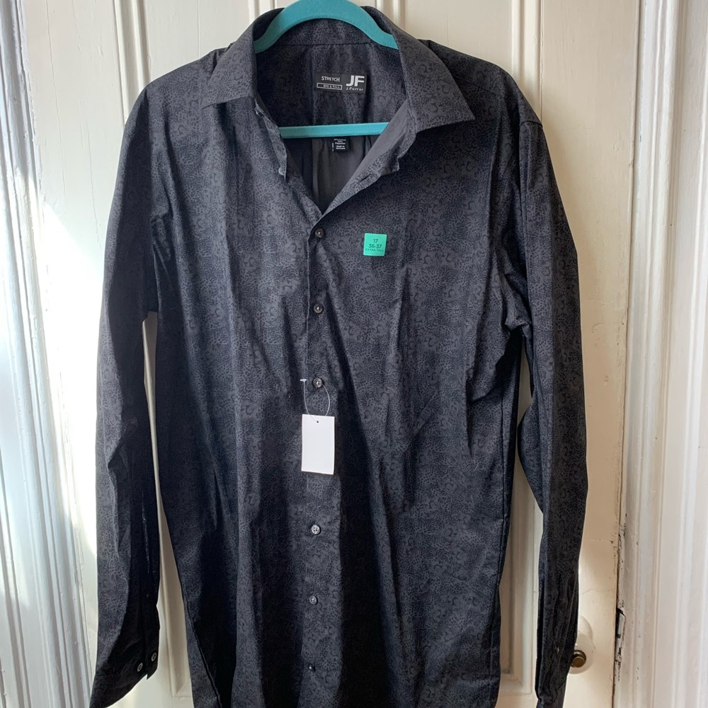 Men’s Big and Tall Printed Dress Shirt